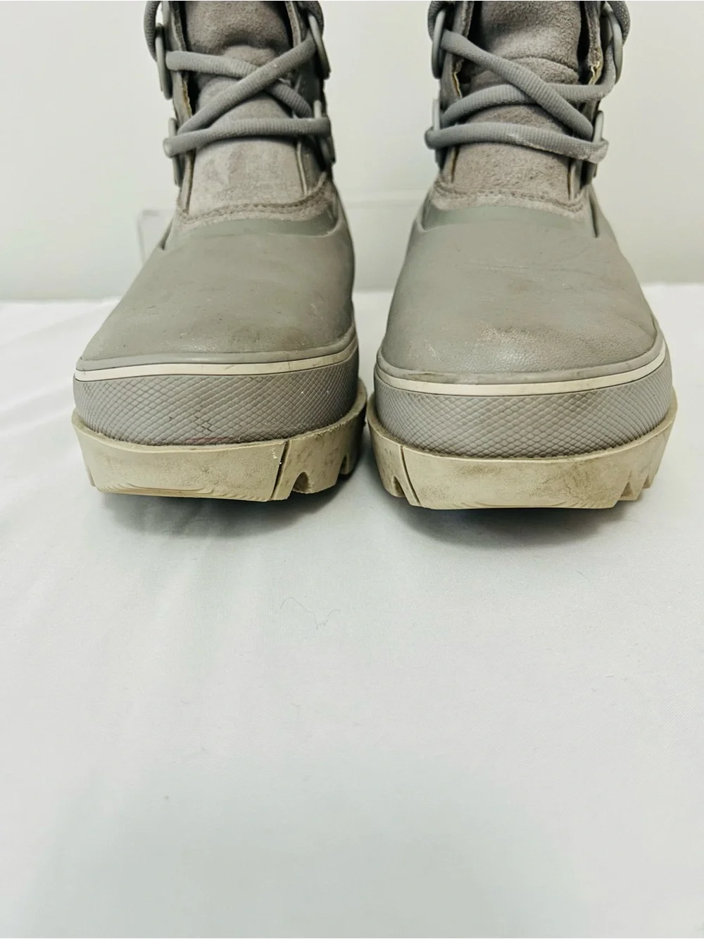 Sorel Joan Of Arctic Next Dove Gray Boots 7.5